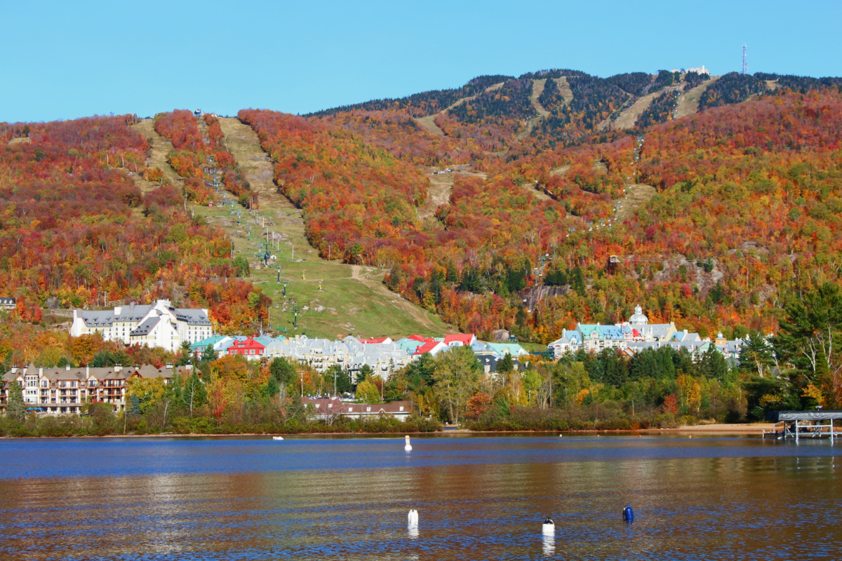 mont tremblant lac canada
