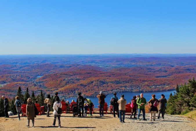 mont tremblant vue canada