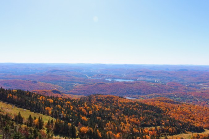 vue belvédère mont tremblant canada