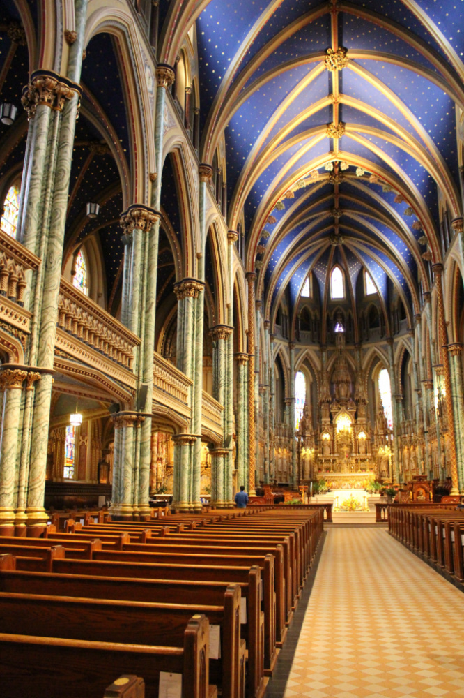 cathédrale Notre Dame intérieur Ottawa