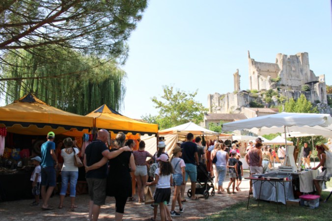 marché médiéval Chauvigny