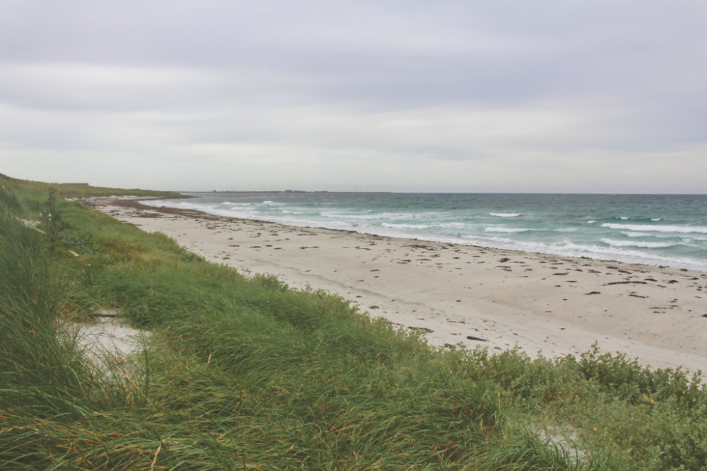 Sanday plage bay of lopness