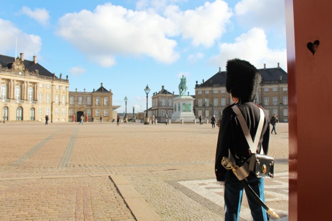 Amalienborg guérite Copenhague