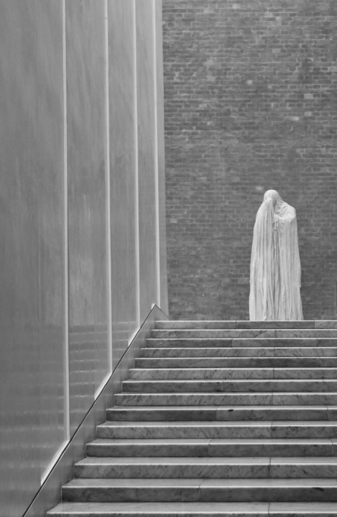 Glyptotek pèlerin noir et blanc Copenhague