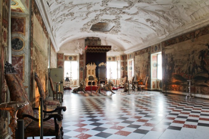 salle du trône Rosenborg Copenhague